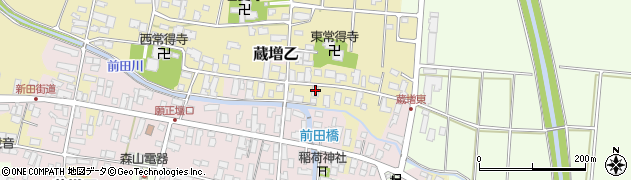 山形県天童市蔵増甲1117周辺の地図