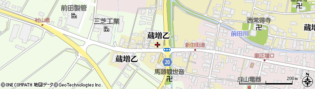 山形県天童市蔵増甲2142周辺の地図