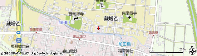 山形県天童市蔵増乙810周辺の地図
