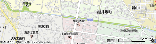 平野医院周辺の地図