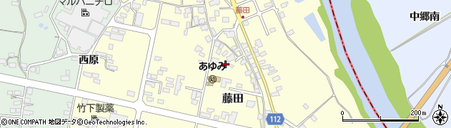 山形県大江町（西村山郡）藤田周辺の地図