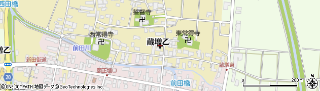 山形県天童市蔵増乙809周辺の地図