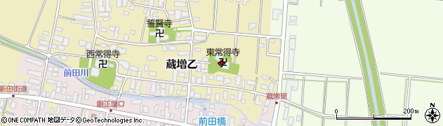 東常得寺周辺の地図
