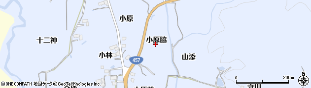 宮城県仙台市泉区朴沢（小原脇）周辺の地図
