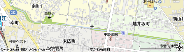山形県寒河江市越井坂町34-4周辺の地図
