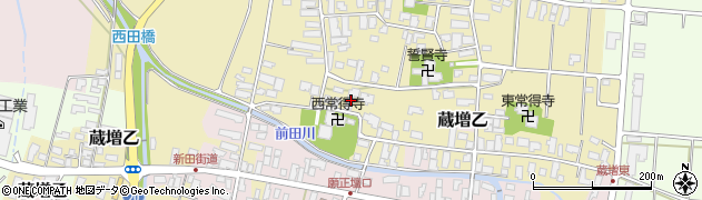 山形県天童市蔵増甲1100周辺の地図