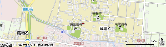 山形県天童市蔵増甲1099周辺の地図