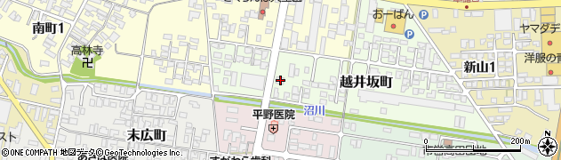 山形県寒河江市越井坂町41-1周辺の地図