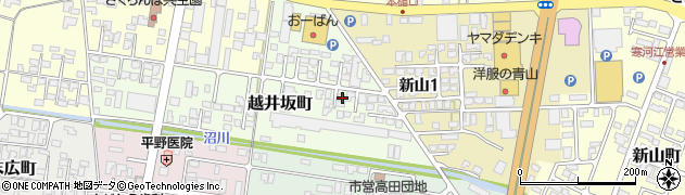 山形県寒河江市越井坂町123-2周辺の地図