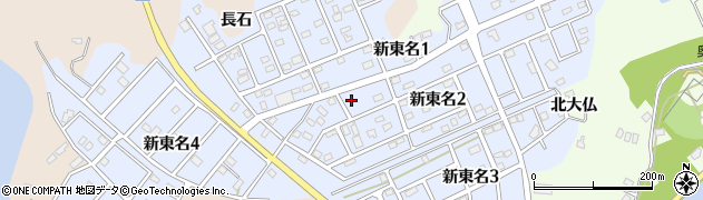 宮城県東松島市新東名周辺の地図