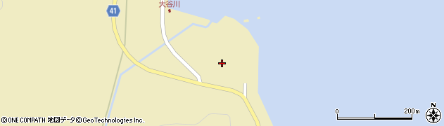 宮城県石巻市大谷川浜（二重坂）周辺の地図
