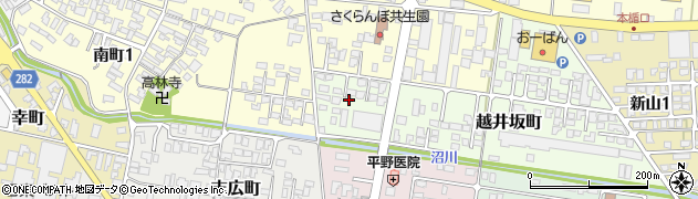 山形県寒河江市越井坂町51-21周辺の地図