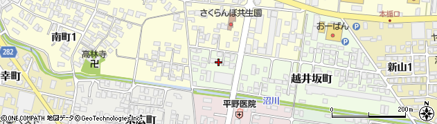 山形県寒河江市越井坂町51周辺の地図