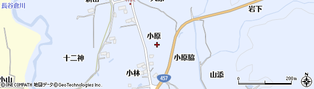 宮城県仙台市泉区朴沢（小原）周辺の地図