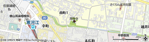 高林寺周辺の地図