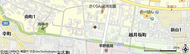 山形県寒河江市越井坂町51-10周辺の地図