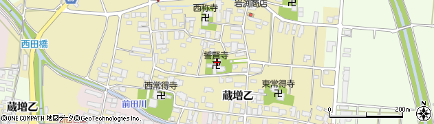 誓賢寺周辺の地図