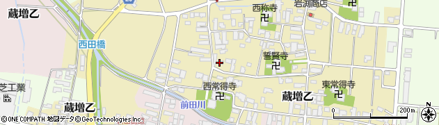 山形県天童市蔵増甲1031周辺の地図