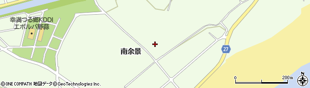 宮城県東松島市野蒜（南余景）周辺の地図