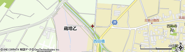山形県天童市蔵増甲988周辺の地図