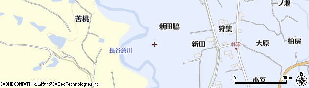 宮城県仙台市泉区朴沢（新田脇）周辺の地図