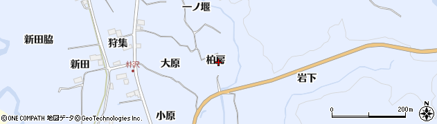 宮城県仙台市泉区朴沢（柏房）周辺の地図