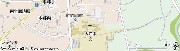 大江町立大江中学校周辺の地図