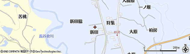 宮城県仙台市泉区朴沢（新田）周辺の地図