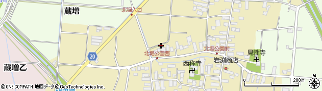 山形県天童市蔵増甲1961周辺の地図