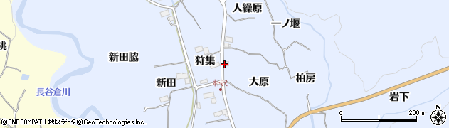 宮城県仙台市泉区朴沢大原周辺の地図
