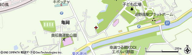 宮城県東松島市野蒜北余景2周辺の地図