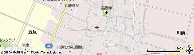 山形県寒河江市日田532周辺の地図