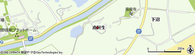宮城県東松島市野蒜南針生周辺の地図