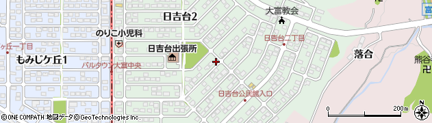 宮城県富谷市日吉台周辺の地図