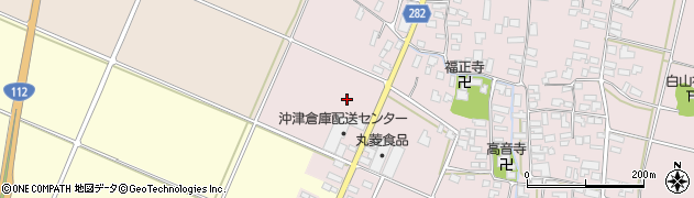 山形県寒河江市日田弓貝周辺の地図