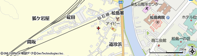 宮城県松島町（宮城郡）松島（蛇ケ崎右）周辺の地図