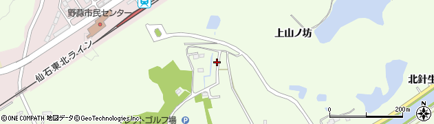 宮城県東松島市野蒜北余景周辺の地図