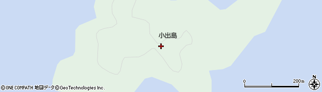 宮城県石巻市月浦小出島周辺の地図
