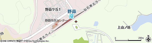 宮城県東松島市野蒜後沢周辺の地図