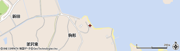 宮城県松島町（宮城郡）手樽（駒形）周辺の地図