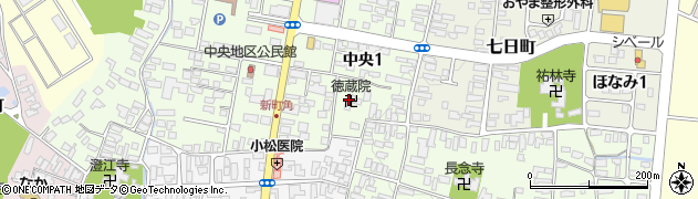 徳蔵院周辺の地図