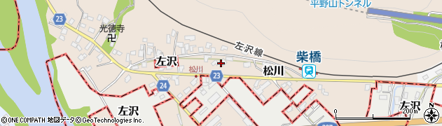 天童大江線周辺の地図