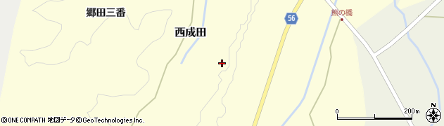 宮城県富谷市西成田周辺の地図