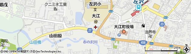 山形県西村山郡大江町左沢薬師堂周辺の地図