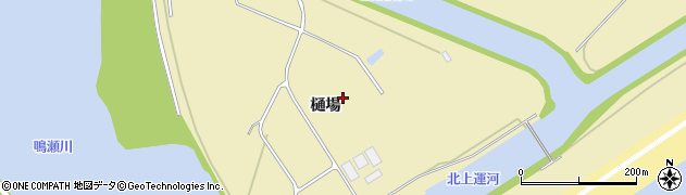 宮城県東松島市浜市樋場周辺の地図