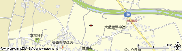 山形県天童市成生周辺の地図
