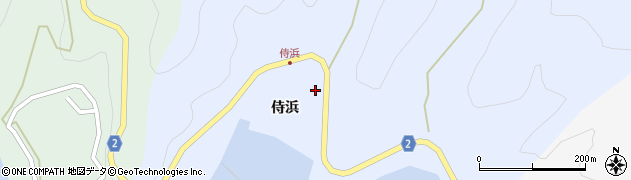 宮城県石巻市侍浜東周辺の地図