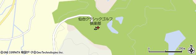 仙台クラシックゴルフ倶楽部周辺の地図