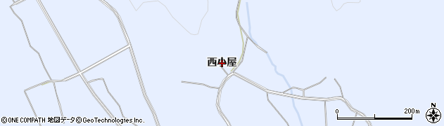 宮城県仙台市泉区朴沢（西小屋）周辺の地図