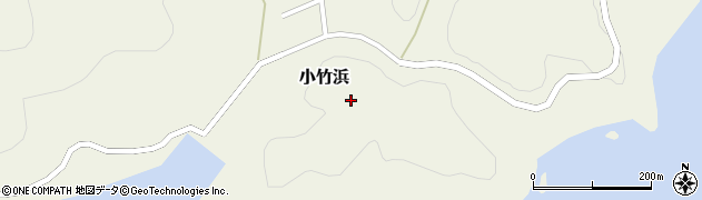 宮城県石巻市小竹浜向山周辺の地図